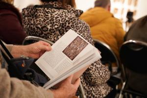 GLS Trebnje - odprtje razstave Utelesenje casa 27022020, foto Alenka STrazisar Lamovsek (2)